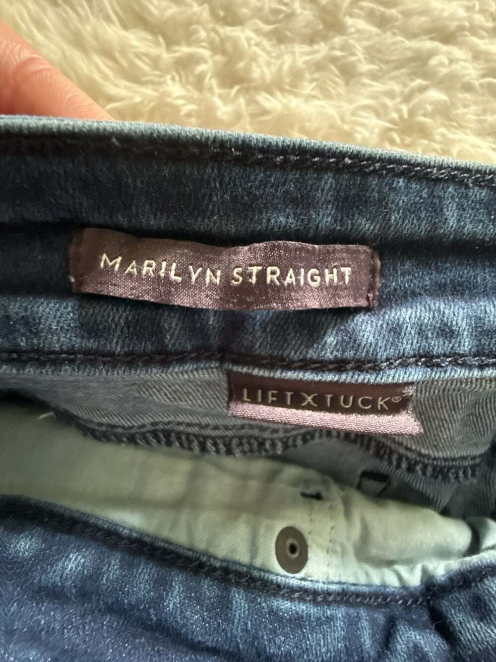 NYDJ Marilyn Straight Lift Tuck Denim Jeans - Picture 3 of 5